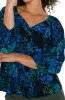 3/4 SLEEVE SWEETHEART NECK WOVEN BLOUSE sold by Liverpool Jeans Company