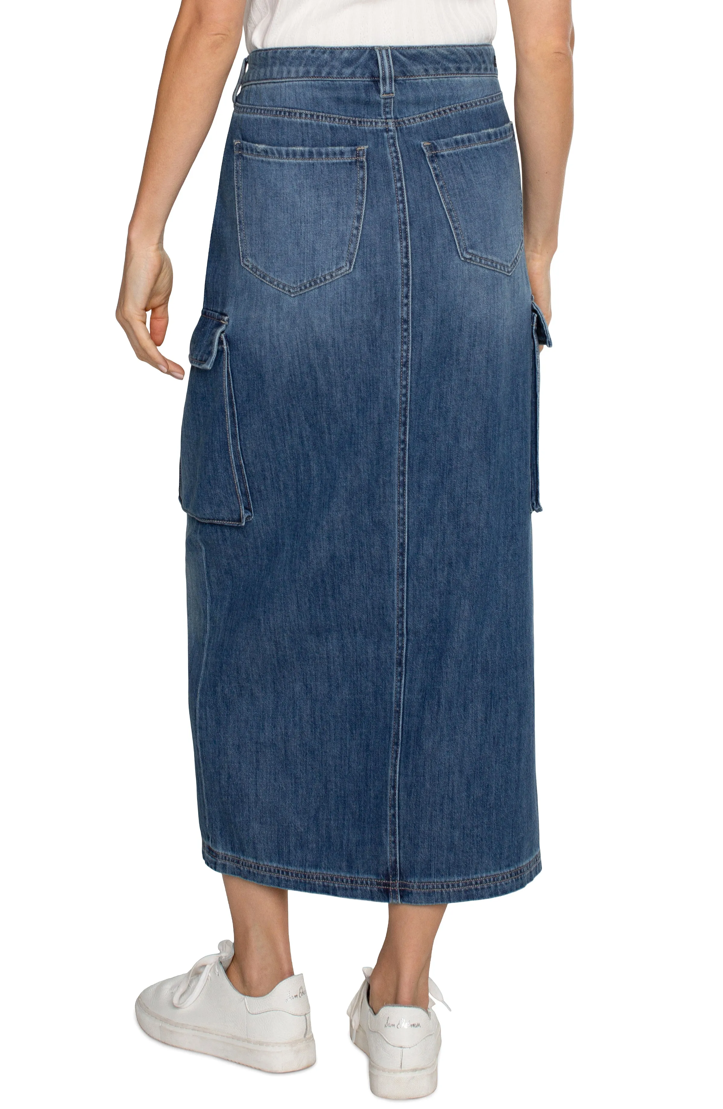 MAXI ECO CARGO SKIRT sold by Liverpool Jeans Company product image thumbnail 4
