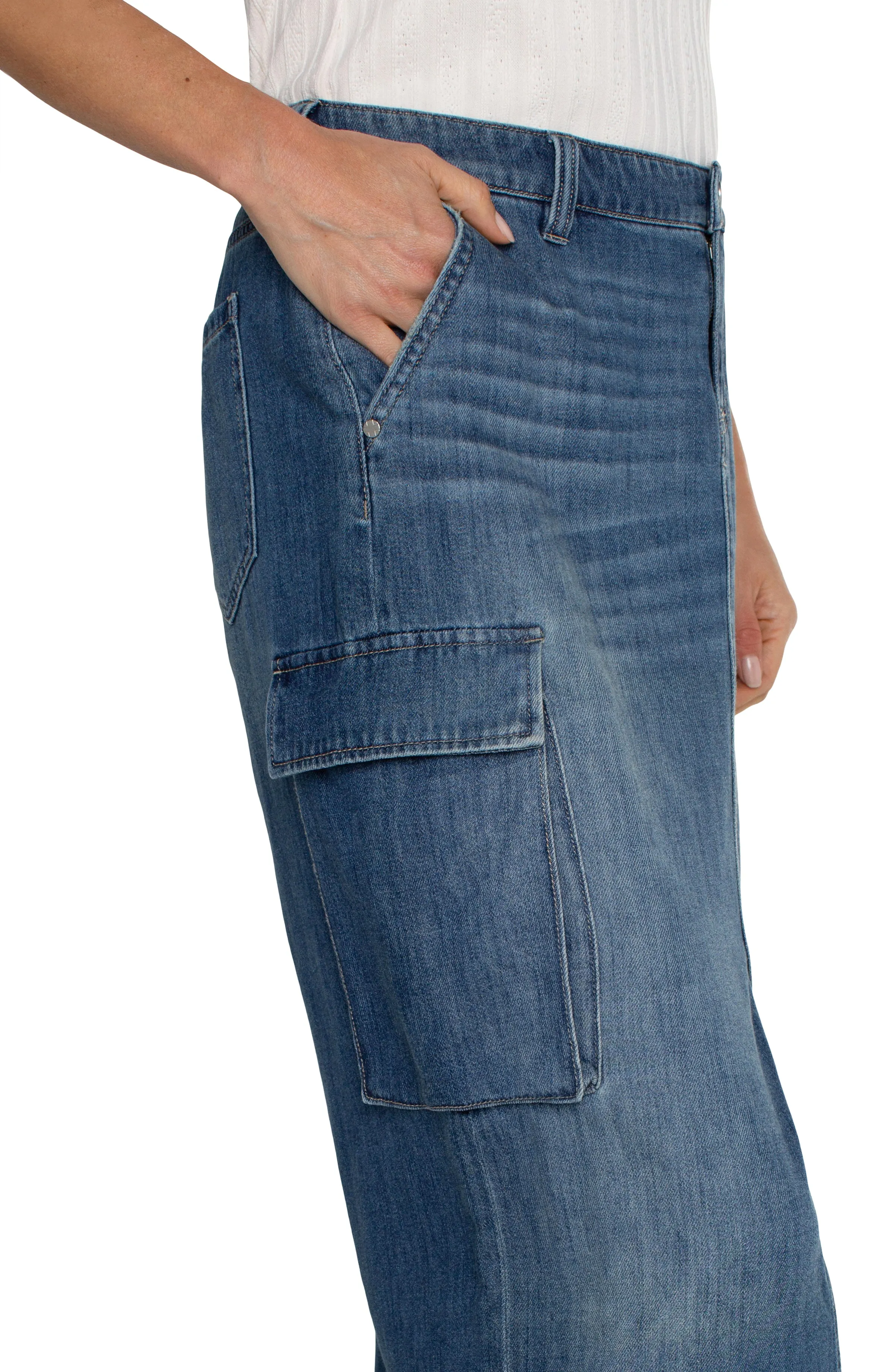 MAXI ECO CARGO SKIRT sold by Liverpool Jeans Company product image thumbnail 3