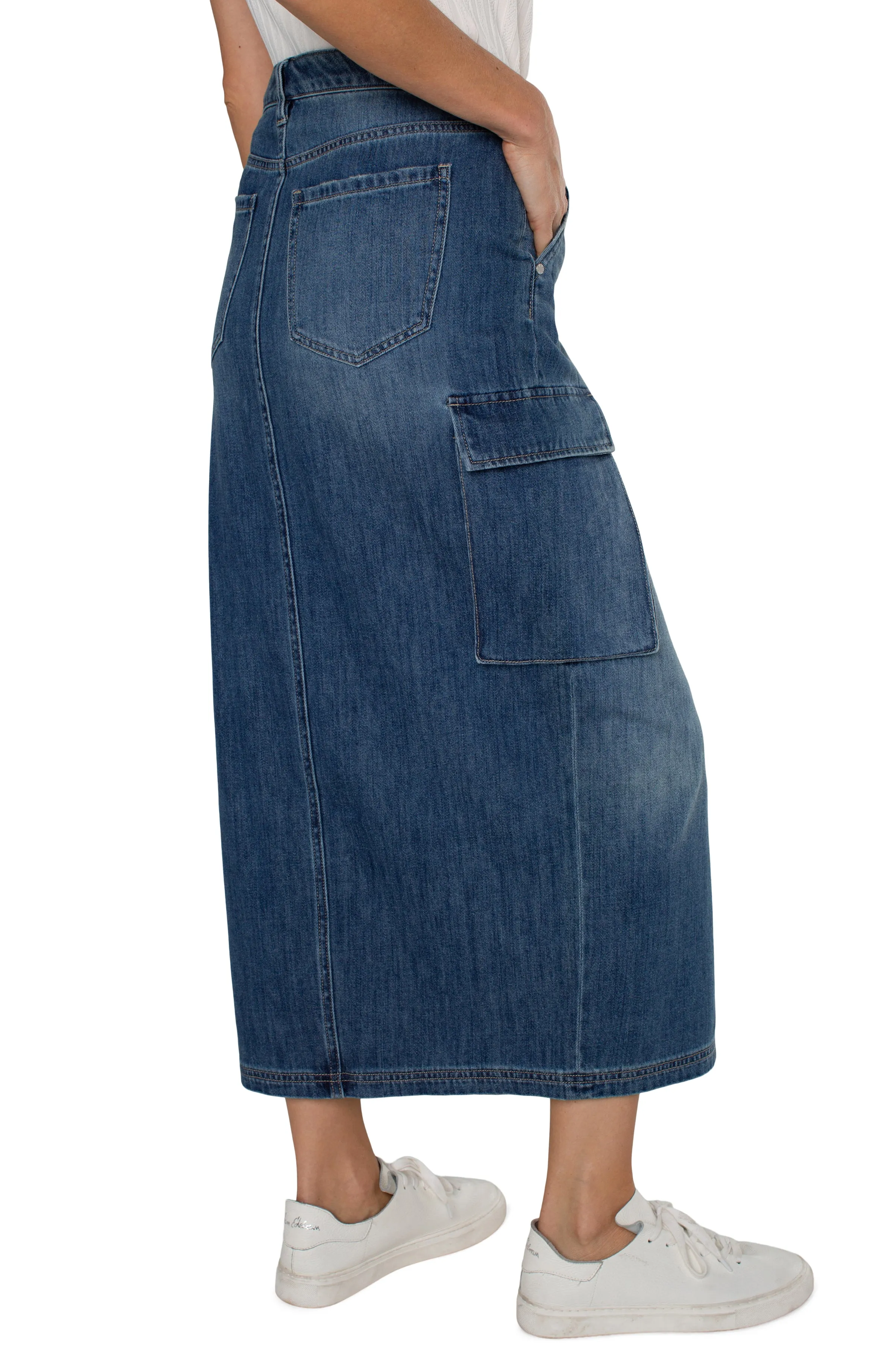 MAXI ECO CARGO SKIRT sold by Liverpool Jeans Company product image thumbnail 5