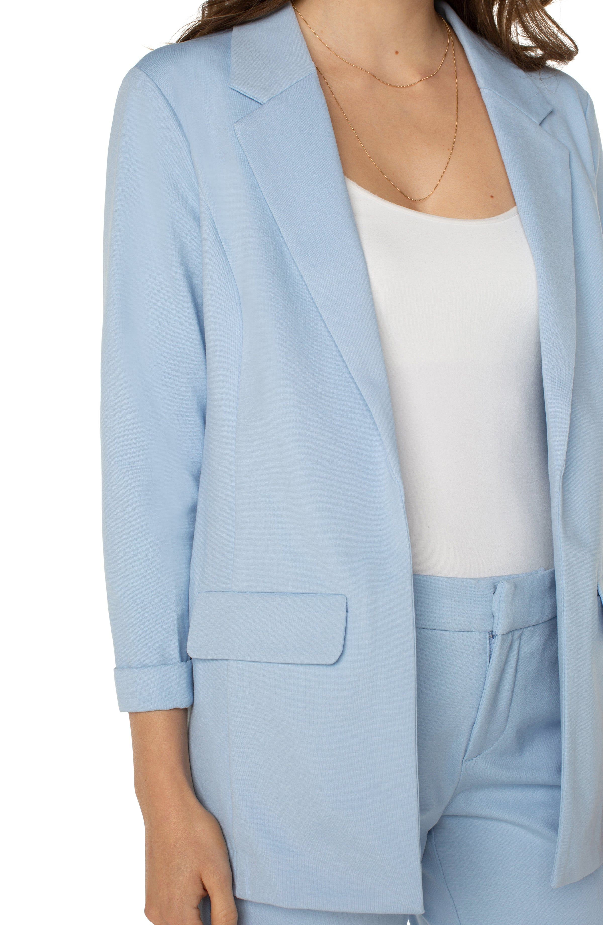 PETITE BOYFRIEND BLAZER WITH PRINCESS DARTS sold by Liverpool Jeans Company product image thumbnail 4