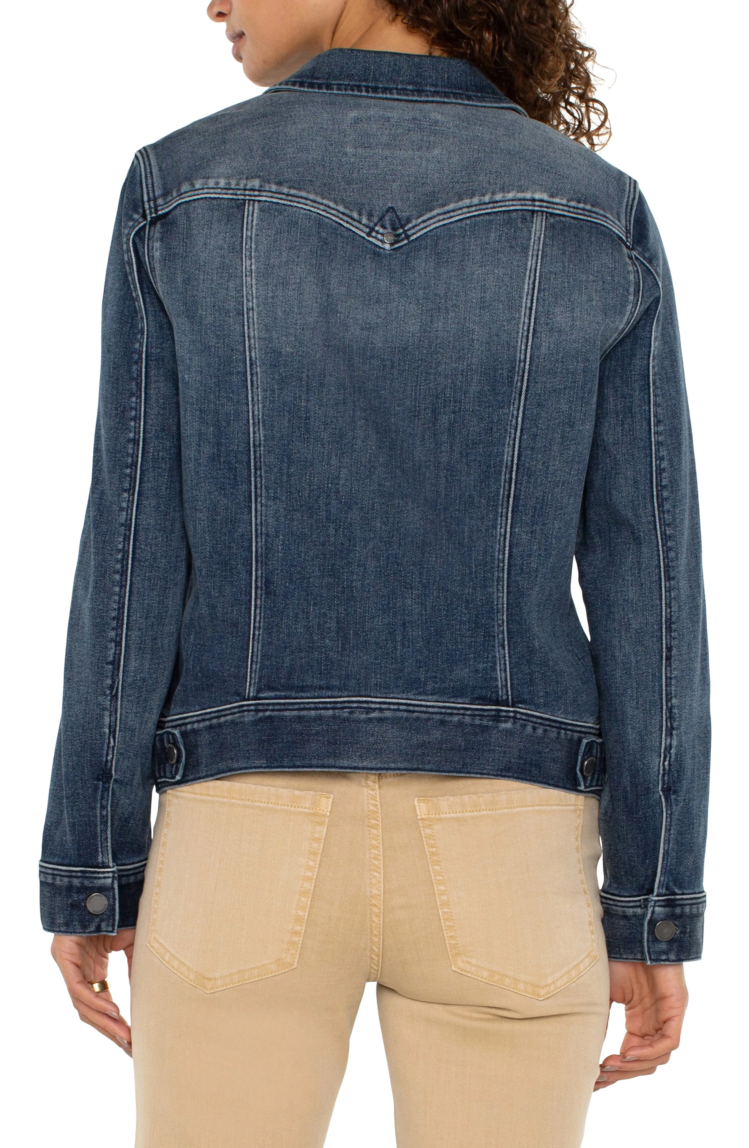 PETITE CLASSIC JEAN JACKET sold by Liverpool Jeans Company product image thumbnail 2