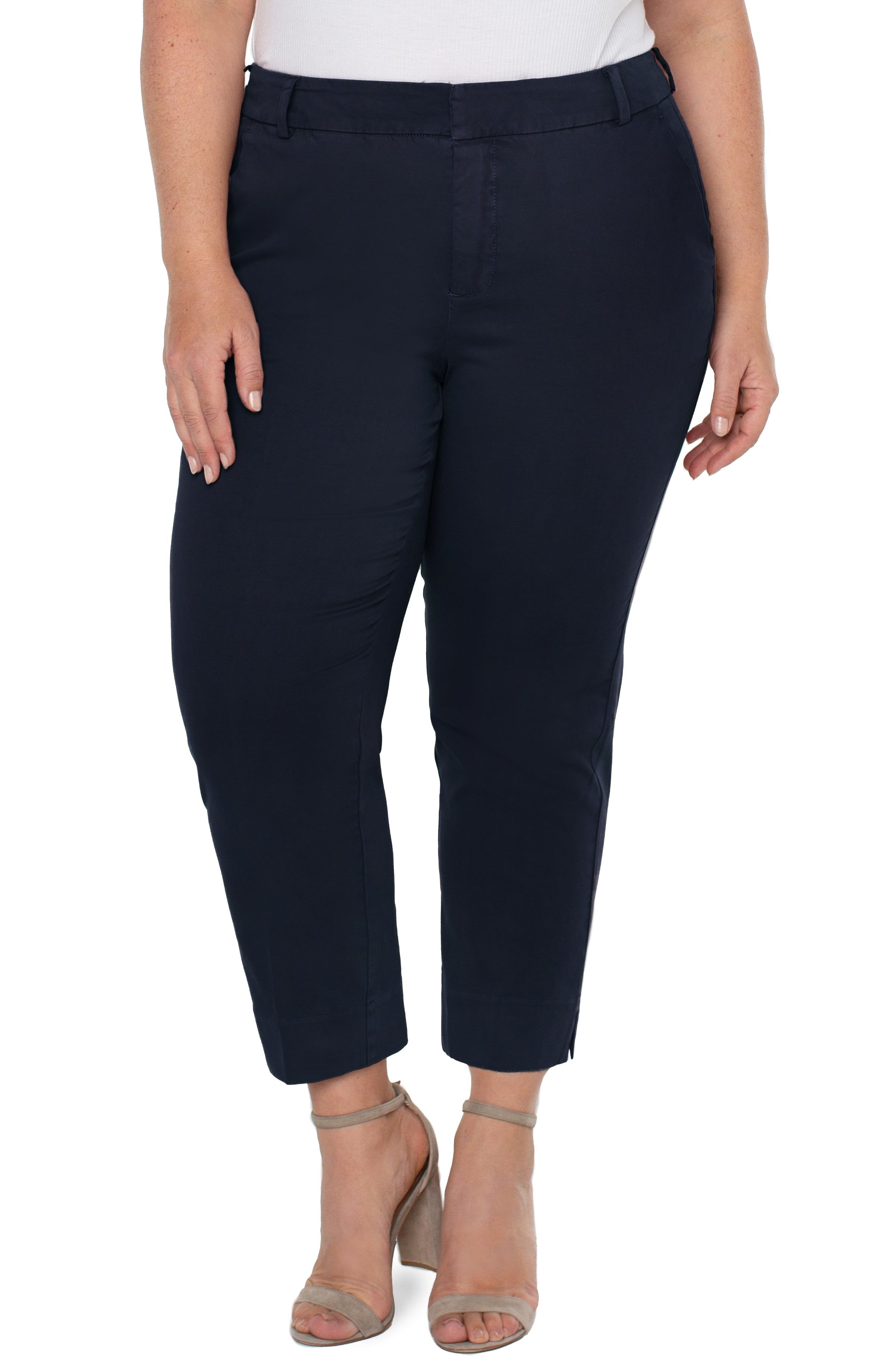 KELSEY TROUSER WITH SIDE SLIT sold by Liverpool Jeans Company