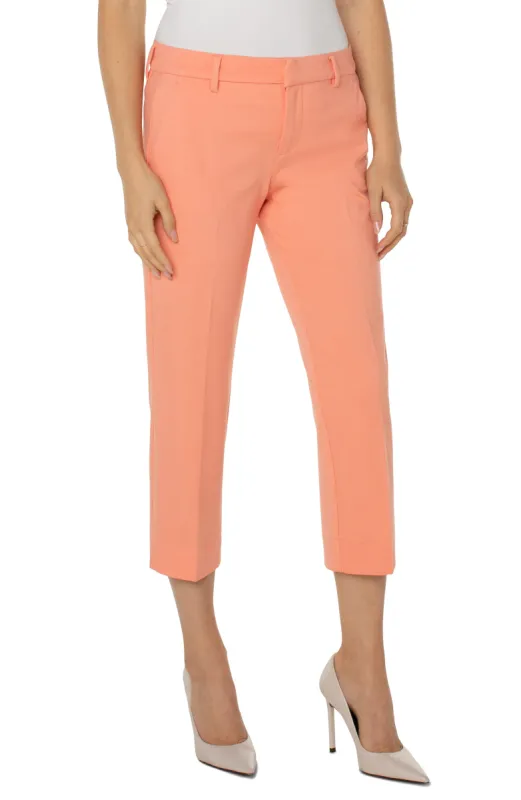 KELSEY CROP TROUSER WITH SIDE SLIT sold by Liverpool Jeans Company