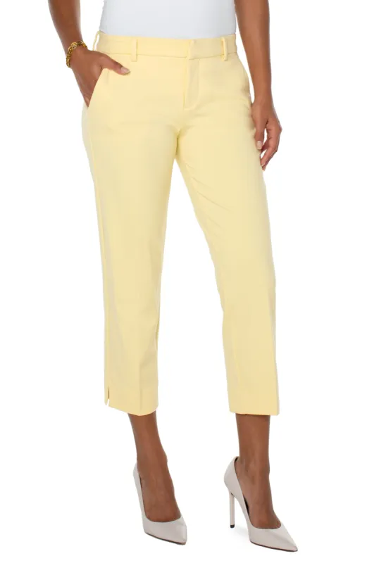 KELSEY CROP TROUSER WITH SIDE SLIT sold by Liverpool Jeans Company