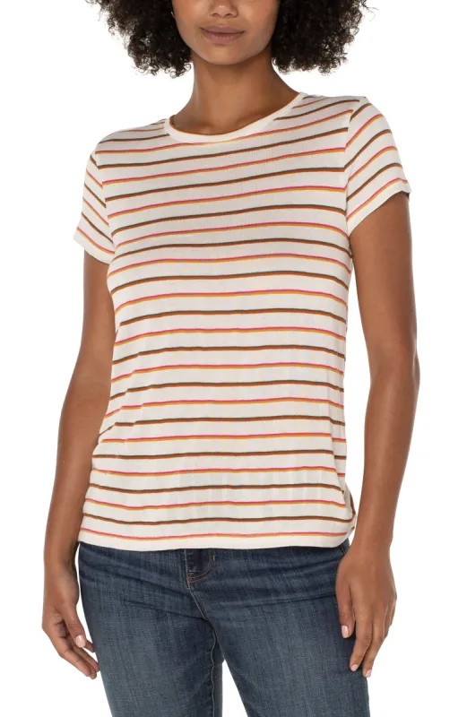 CREW NECK KNIT TEE sold by Liverpool Jeans Company