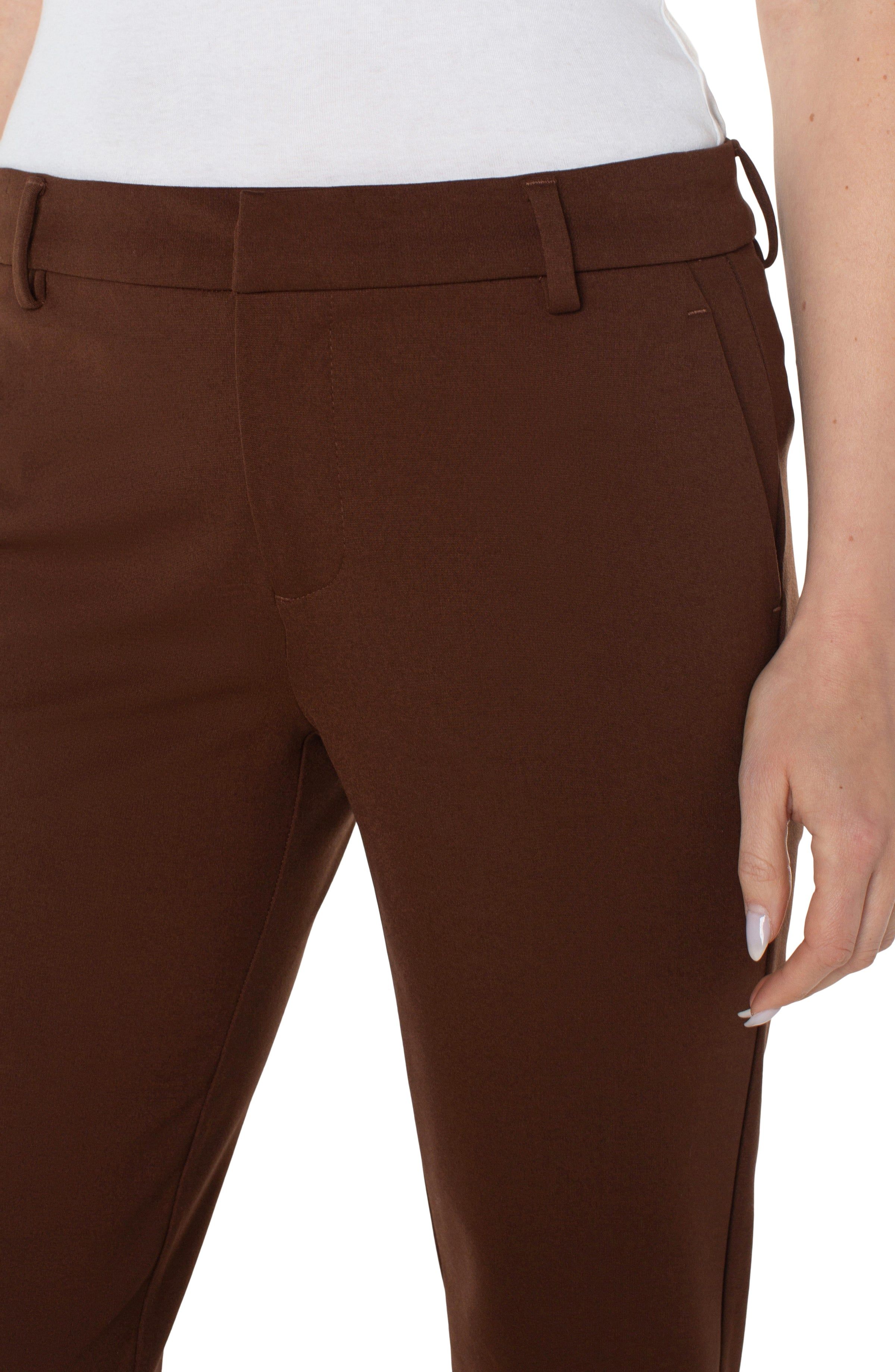 KELSEY KNIT TROUSER SUPER STRETCH PONTE sold by Liverpool Jeans Company product image thumbnail 3