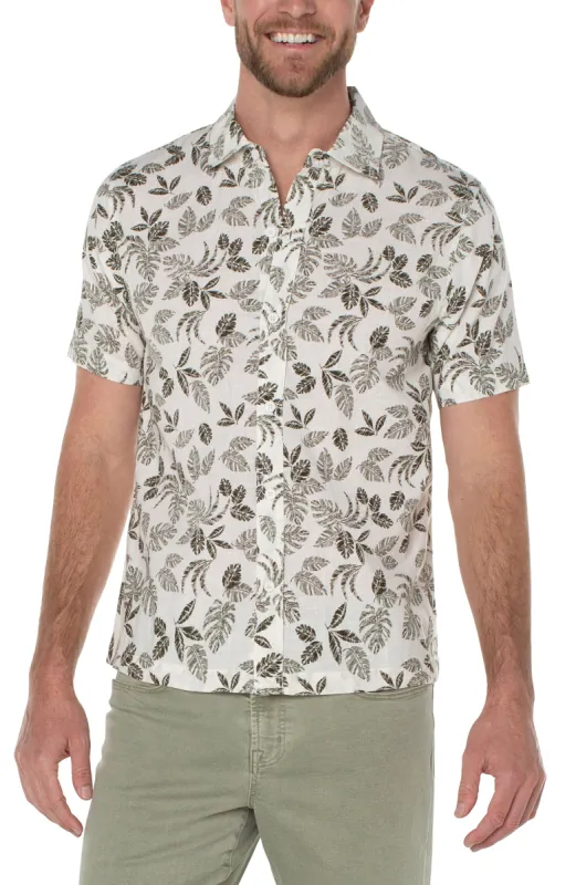 PRINTED SHORT SLEEVE SHIRT sold by Liverpool Jeans Company