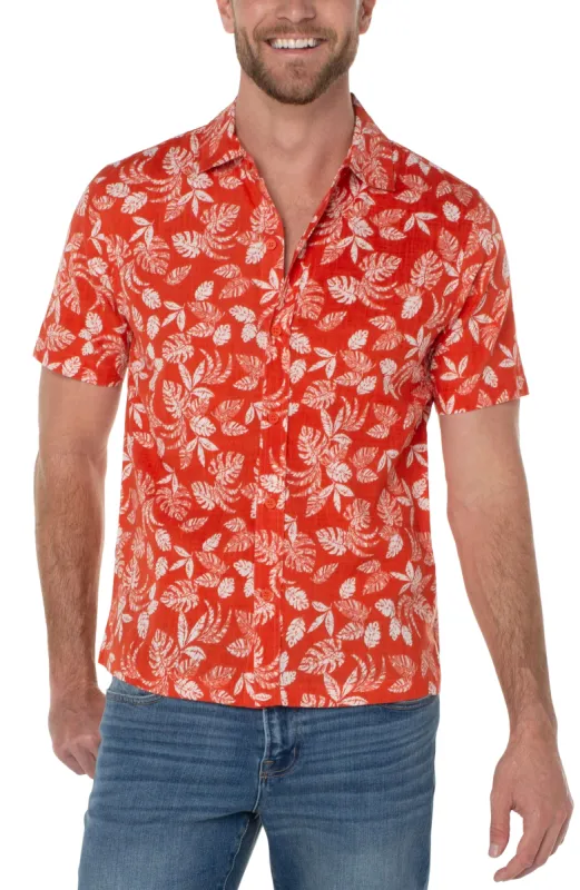 PRINTED SHORT SLEEVE SHIRT sold by Liverpool Jeans Company