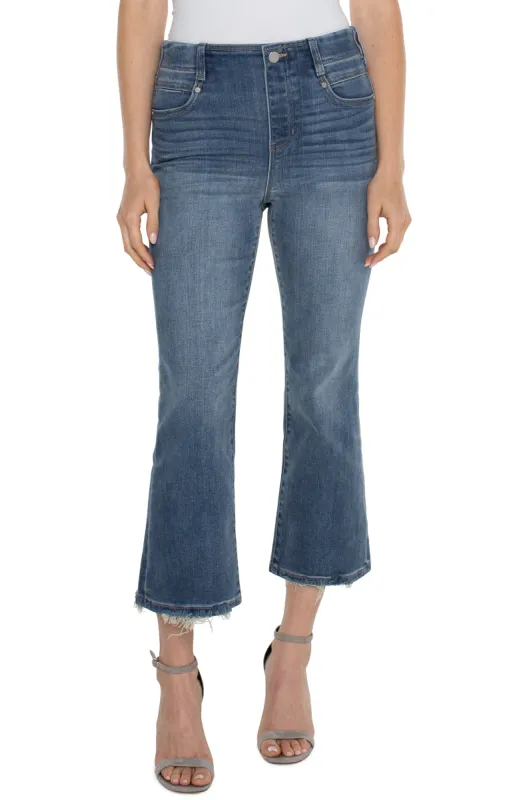 THE GIA GLIDER® CROP FLARE sold by Liverpool Jeans Company