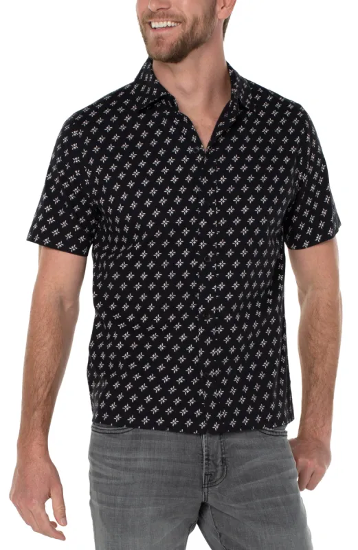PRINTED SHORT SLEEVE SHIRT sold by Liverpool Jeans Company