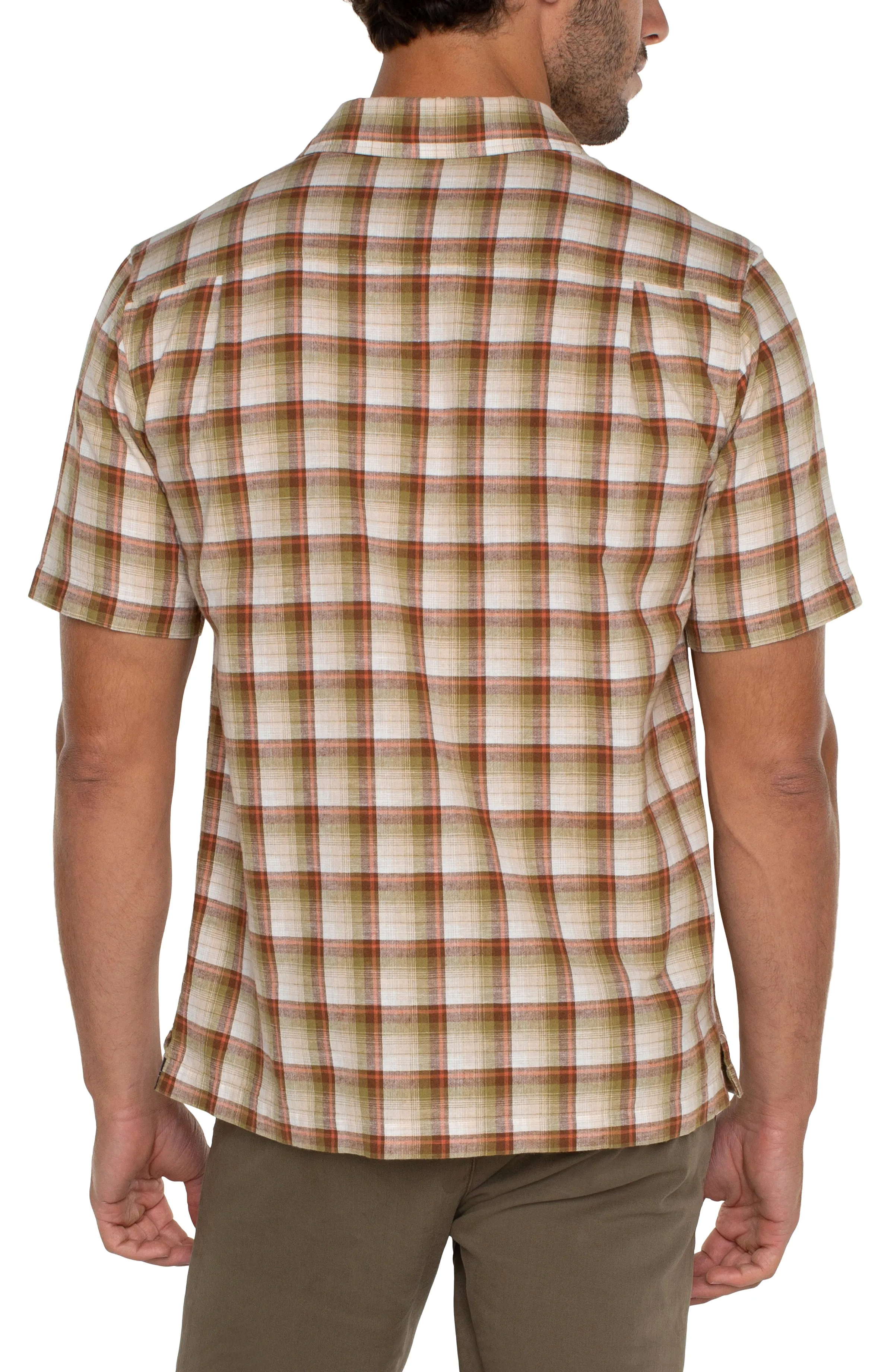 BUTTON UP SHORT SLEEVE SHIRT sold by Liverpool Jeans Company product image thumbnail 2