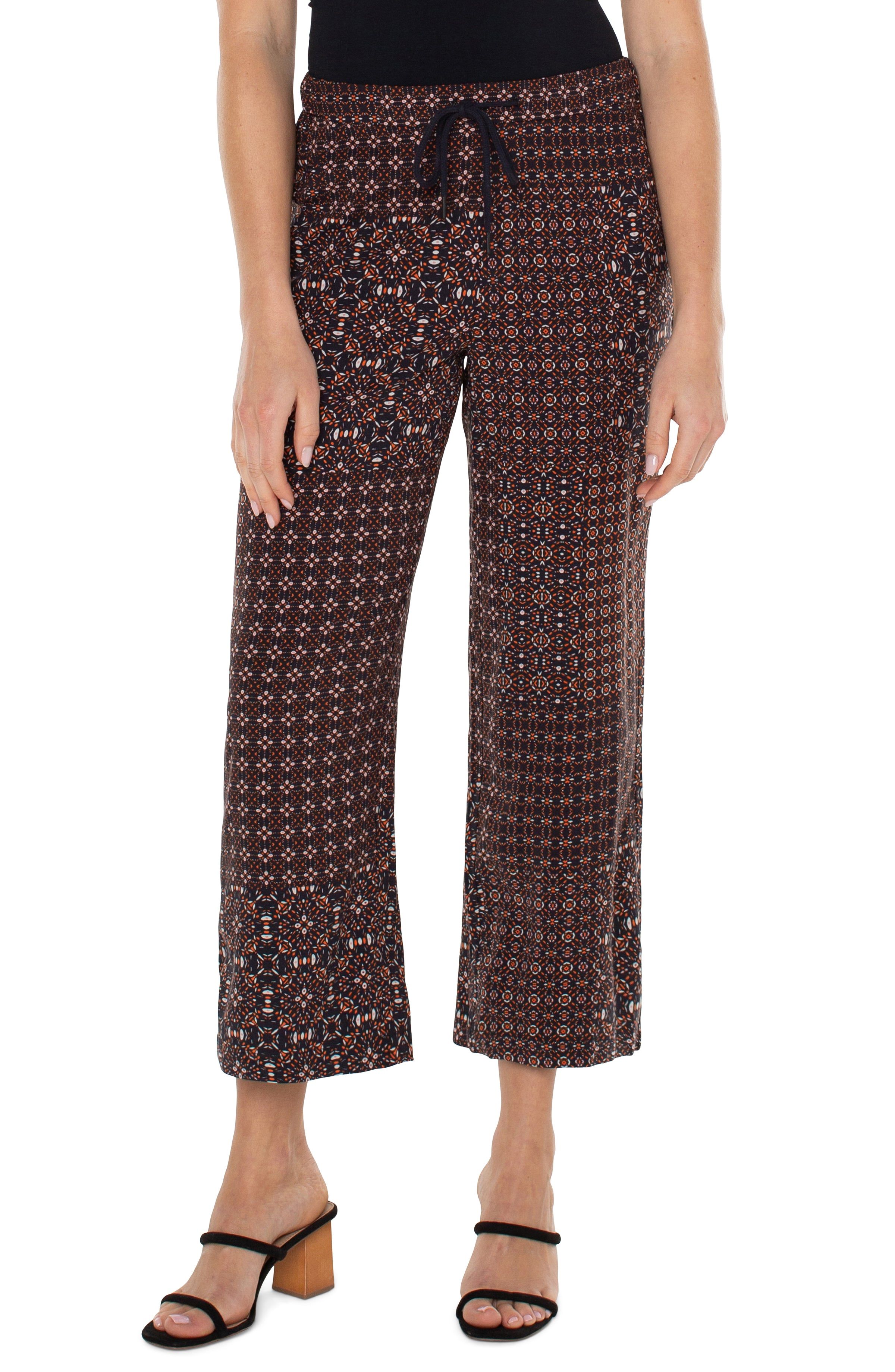 PULL ON WIDE LEG CROP TROUSER sold by Liverpool Jeans Company