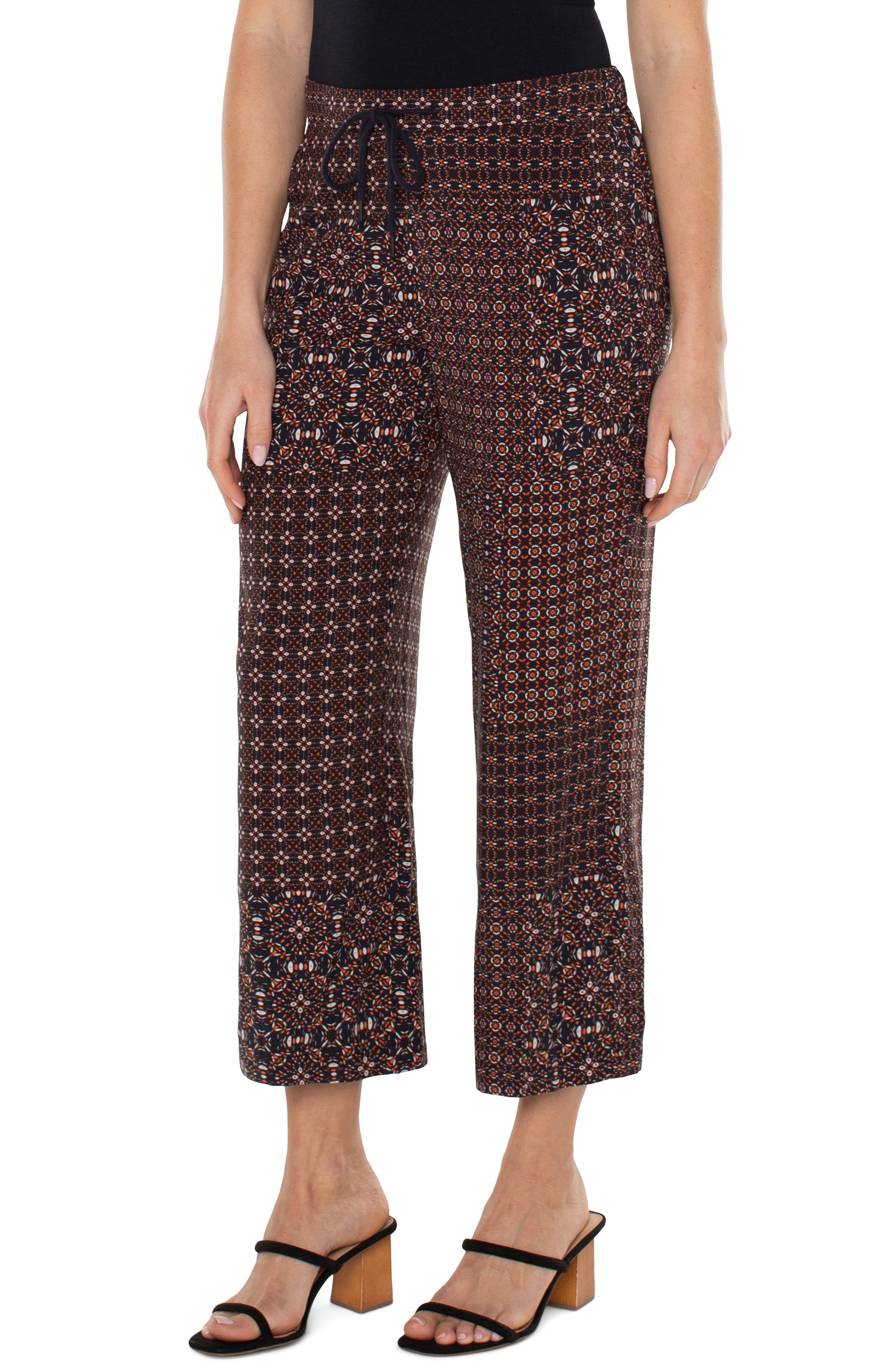 PULL ON WIDE LEG CROP TROUSER sold by Liverpool Jeans Company product image thumbnail 2