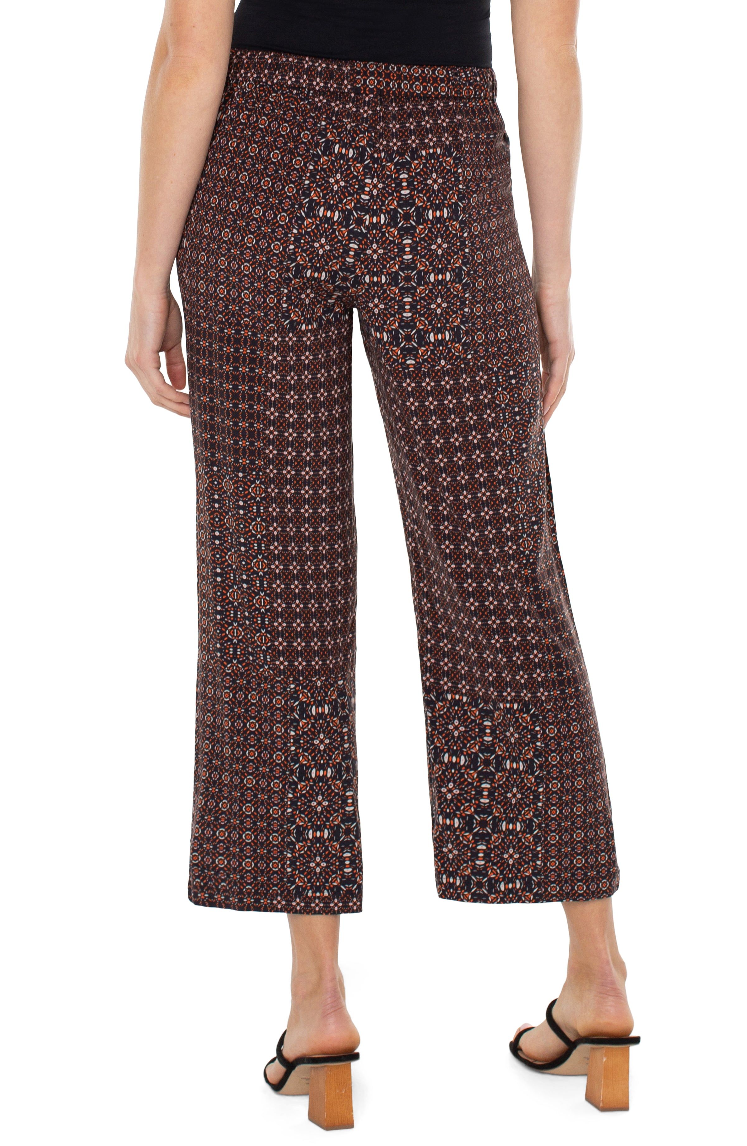 PULL ON WIDE LEG CROP TROUSER sold by Liverpool Jeans Company product image thumbnail 3