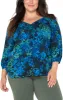 3/4 SLEEVE SWEETHEART NECK WOVEN BLOUSE sold by Liverpool Jeans Company