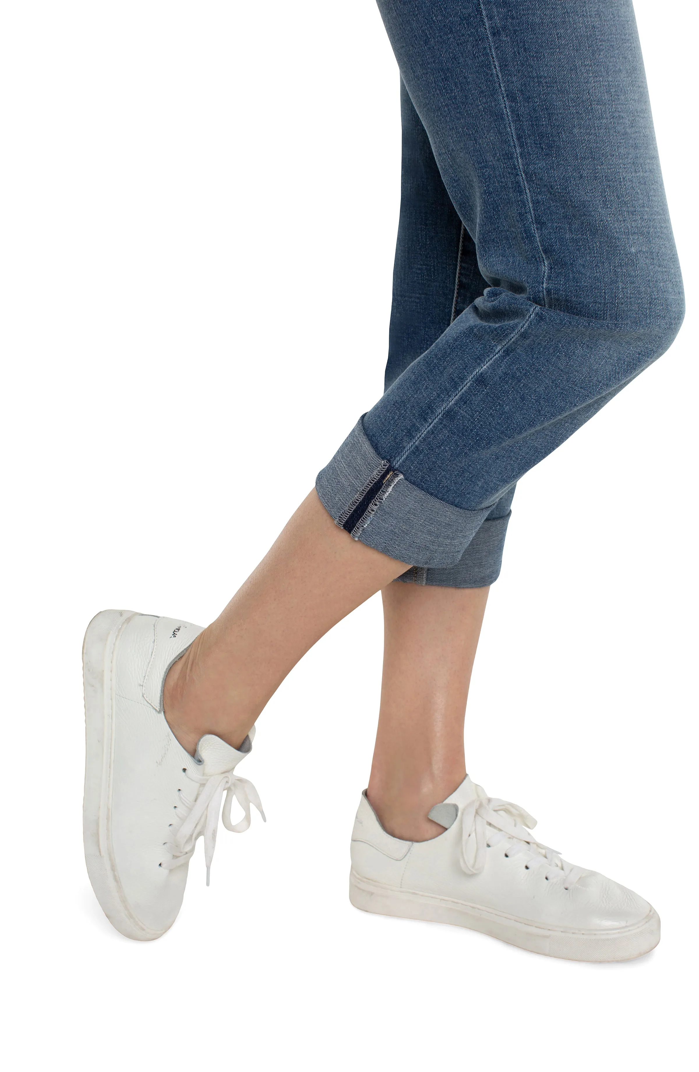 PETITE CHARLIE CROP WIDE ROLLED CUFF sold by Liverpool Jeans Company product image thumbnail 3