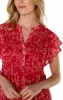 DOUBLE LAYER FLUTTER SLEEVE BLOUSE sold by Liverpool Jeans Company