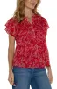 DOUBLE LAYER FLUTTER SLEEVE BLOUSE sold by Liverpool Jeans Company