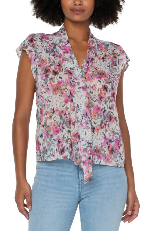 FLUTTER SLEEVE BLOUSE sold by Liverpool Jeans Company