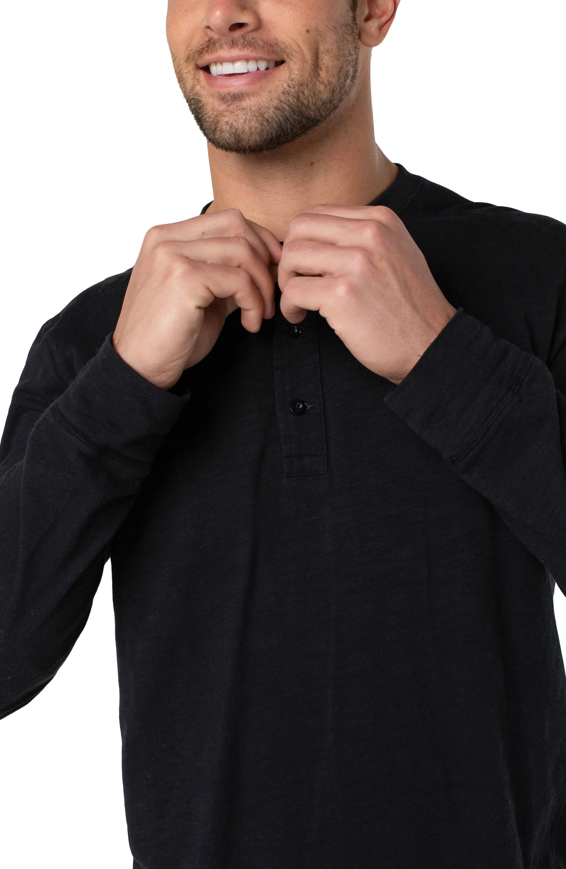 SLUB HENLEY sold by Liverpool Jeans Company product image thumbnail 2