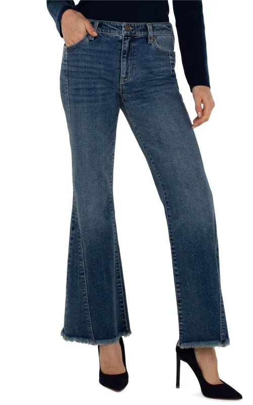 HANNAH FLARE WITH FRONT SEAMING - ECO sold by Liverpool Jeans Company