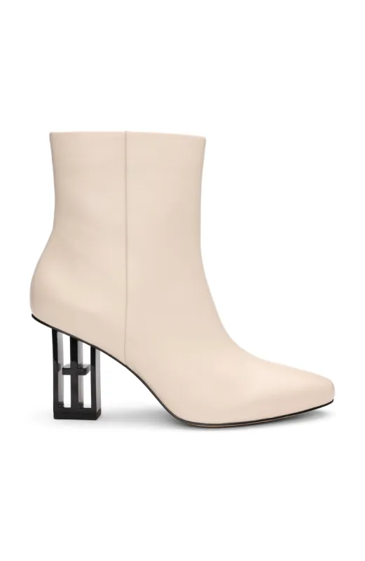 CLAREMONT ICON HEEL SIDE ZIP BOOTIE sold by Liverpool Jeans Company