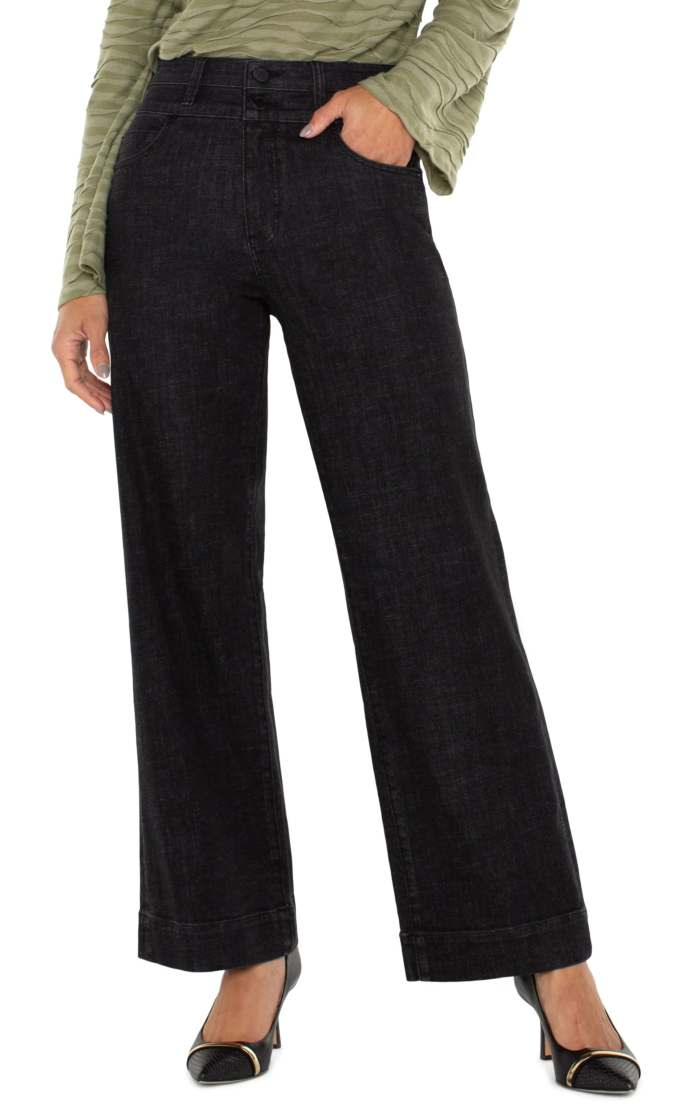 STRIDE HI-RISE WIDE LEG sold by Liverpool Jeans Company