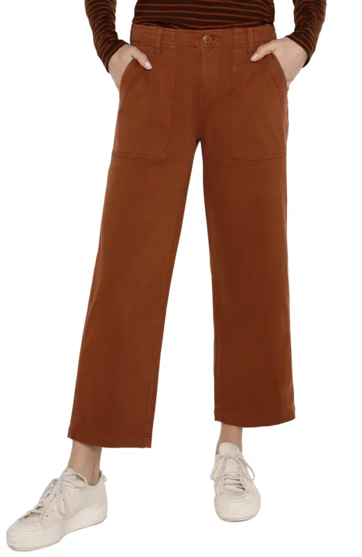 PETITE CARGO WIDE LEG CROP sold by Liverpool Jeans Company