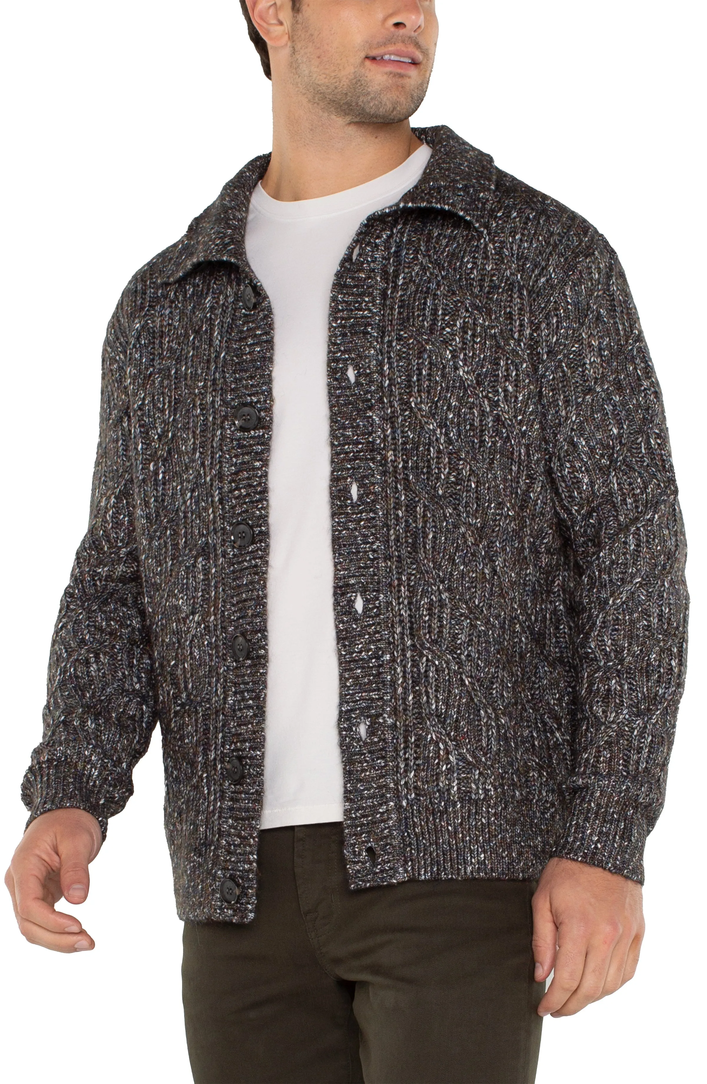 BUTTON CARDIGAN SWEATER sold by Liverpool Jeans Company product image thumbnail 5