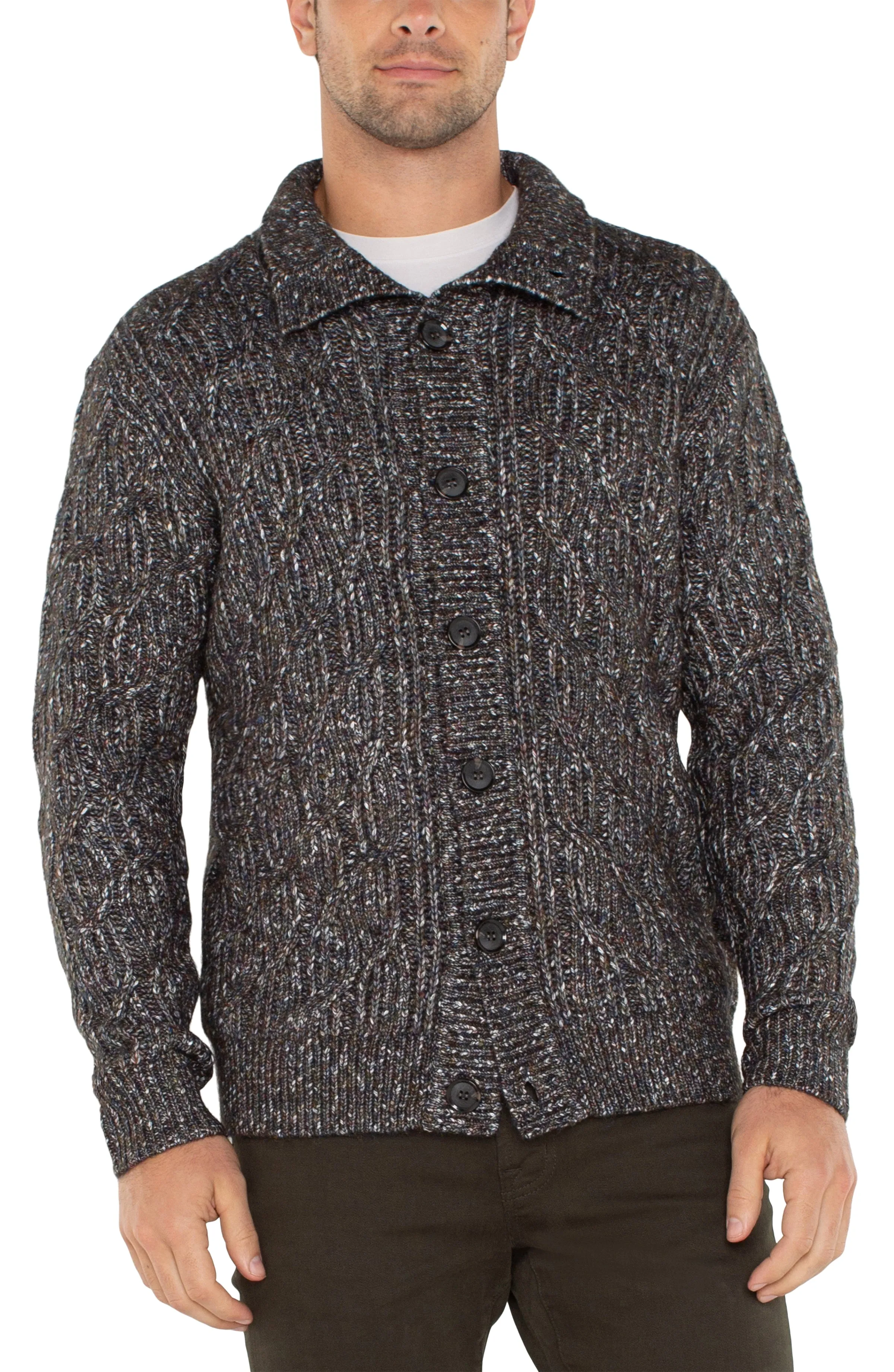 BUTTON CARDIGAN SWEATER sold by Liverpool Jeans Company product image thumbnail 4