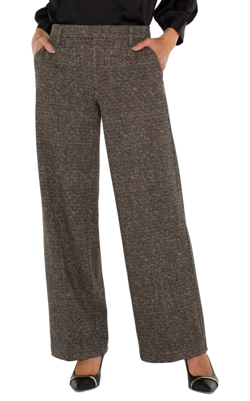 PETITE KELSEY WIDE LEG TROUSER sold by Liverpool Jeans Company