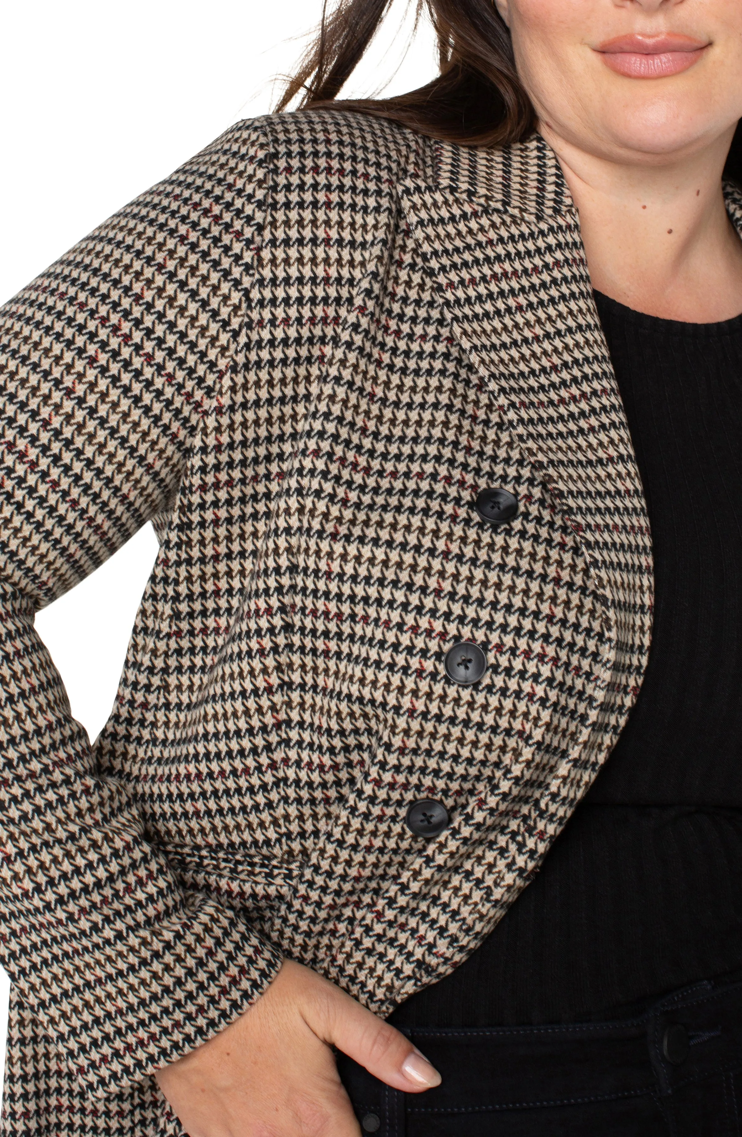 DOUBLE BREASTED LONGLINE BLAZER sold by Liverpool Jeans Company product image thumbnail 3