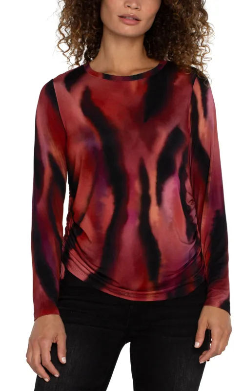 LONG SLEEVE CREW NECK KNIT TOP sold by Liverpool Jeans Company