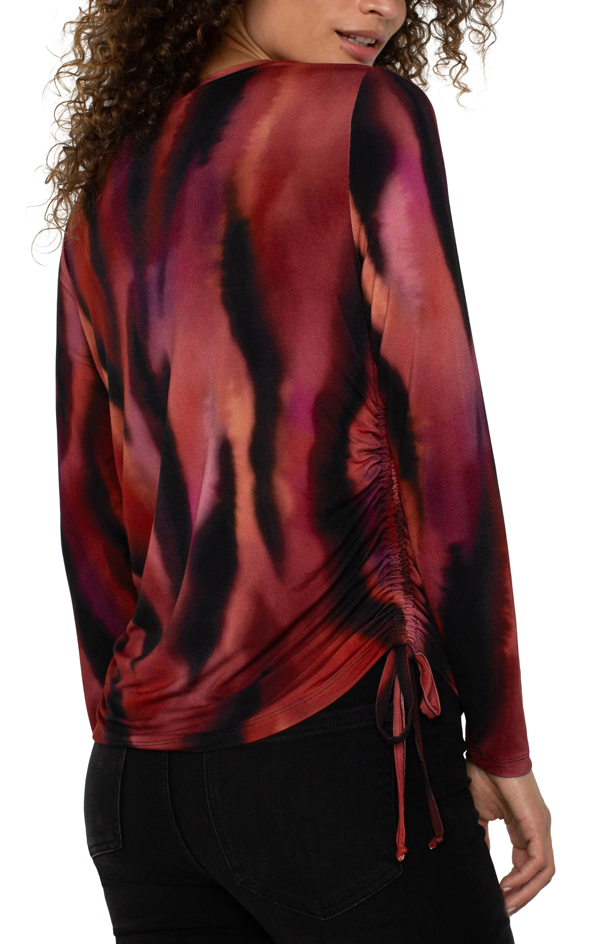 LONG SLEEVE CREW NECK KNIT TOP sold by Liverpool Jeans Company product image thumbnail 3