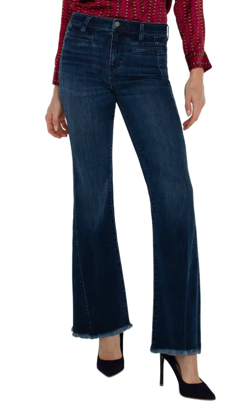 HANNAH FLARE WITH WELT POCKETS - ECO sold by Liverpool Jeans Company