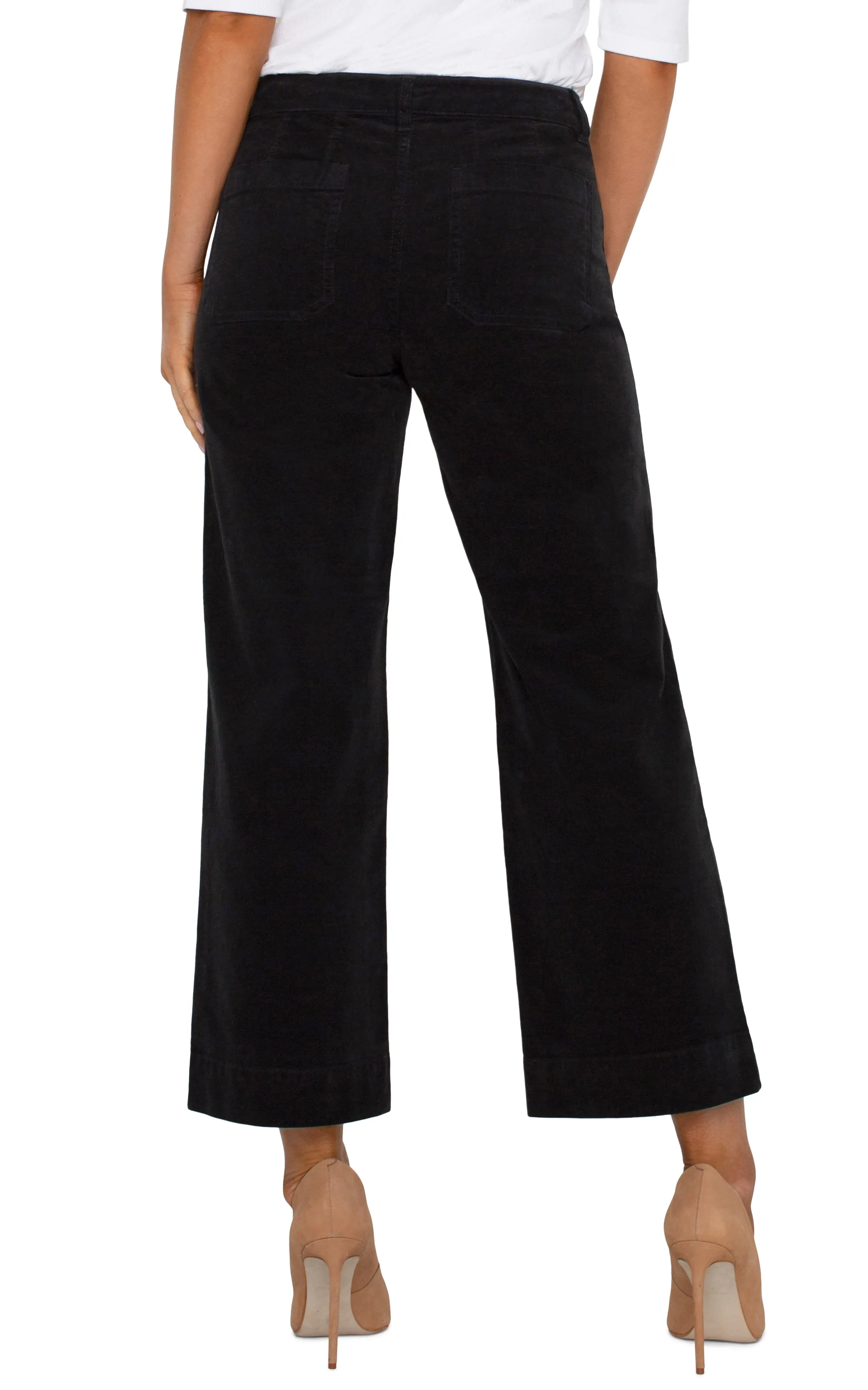 CORDUROY CROP WIDE LEG sold by Liverpool Jeans Company product image thumbnail 2