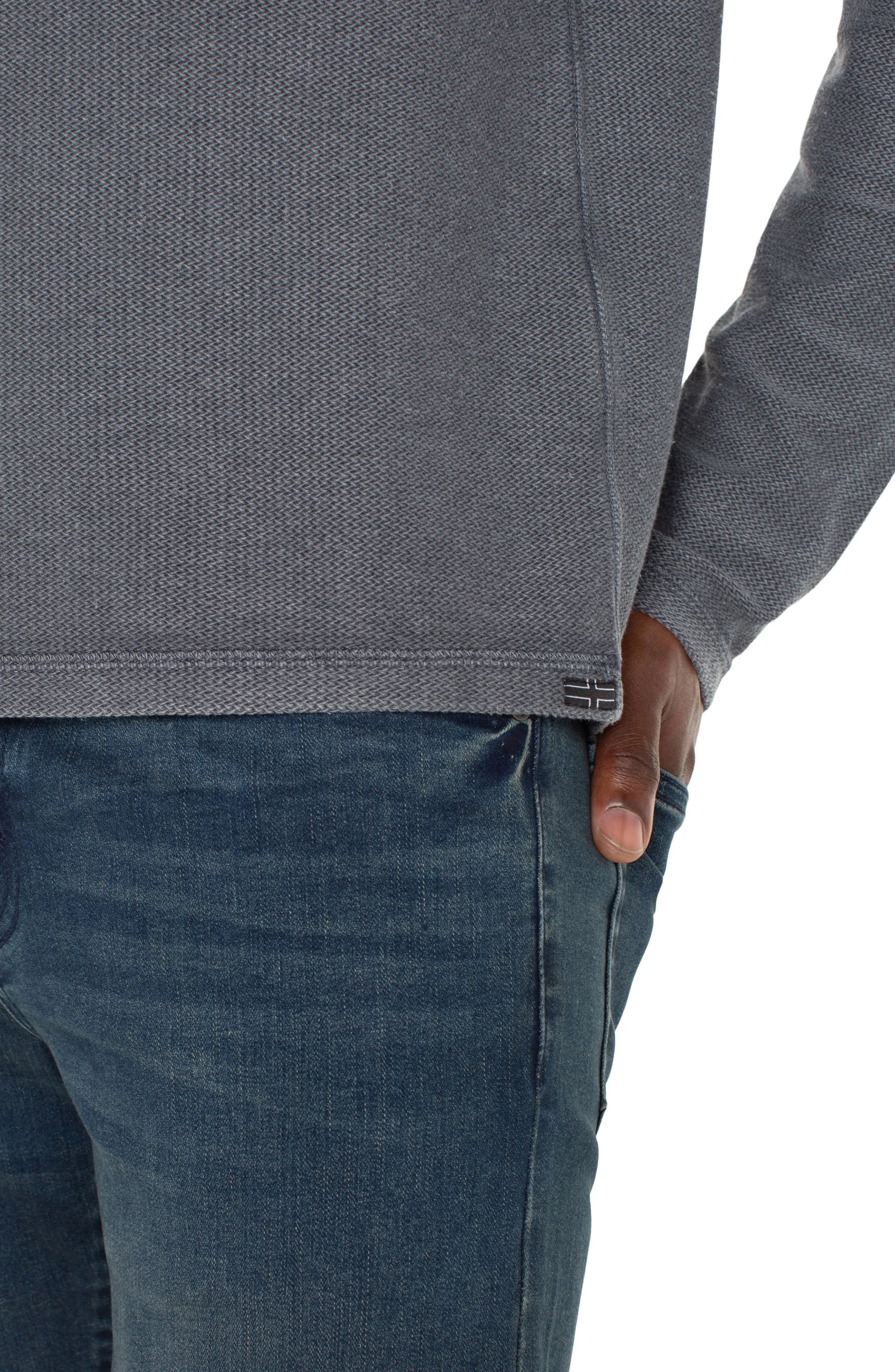 LONG SLEEVE HENLEY sold by Liverpool Jeans Company product image thumbnail 3