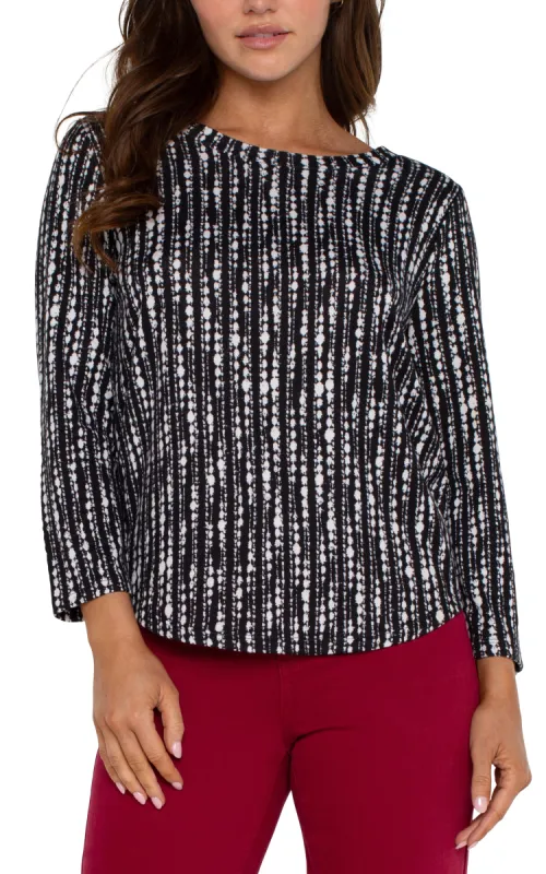 3/4 SLEEVE KNIT TOP sold by Liverpool Jeans Company
