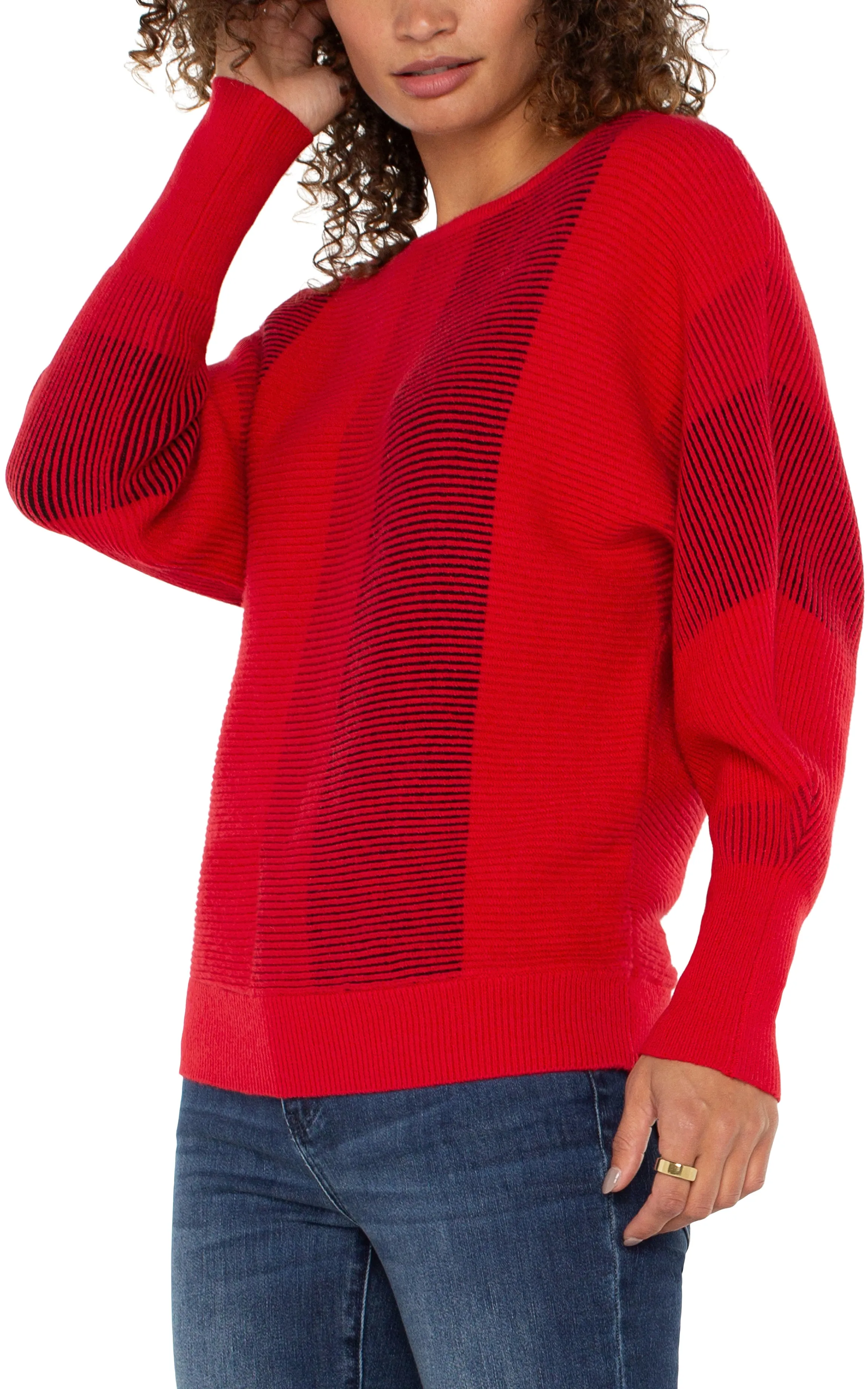 PETITE BOAT NECK DOLMAN SWEATER sold by Liverpool Jeans Company product image thumbnail 3