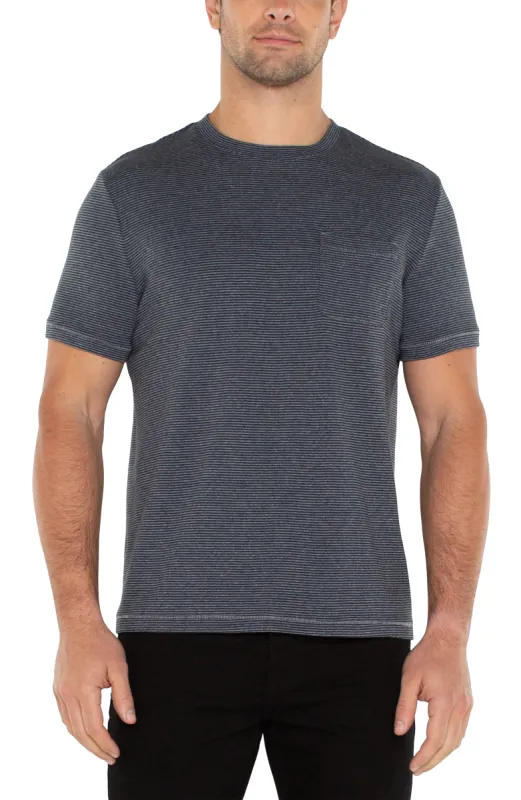 SHORT SLEEVE TEE WITH POCKET sold by Liverpool Jeans Company