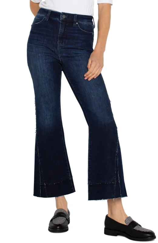 HANNAH HI-RISE CROP FLARE sold by Liverpool Jeans Company