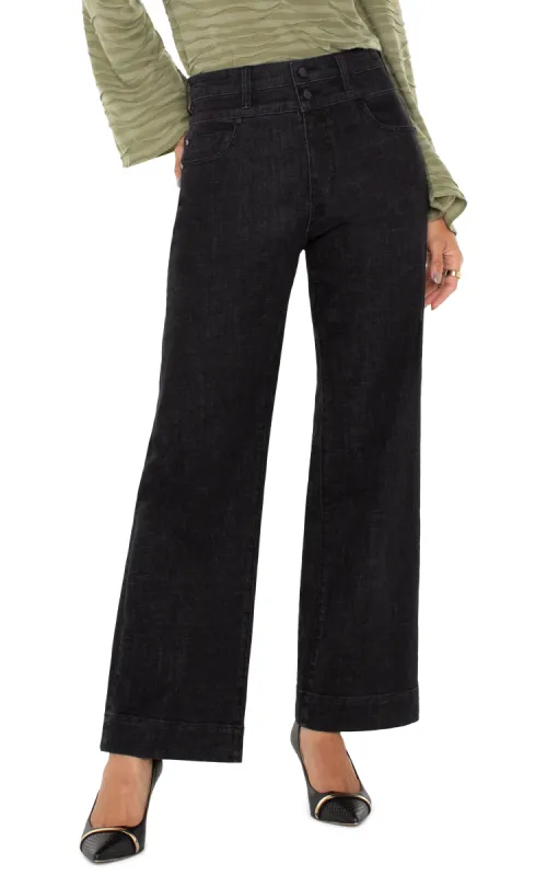 PETITE STRIDE HI-RISE WIDE LEG sold by Liverpool Jeans Company