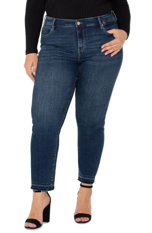 LIV NON-SKINNY SKINNY WITH LET DOWN HEM sold by Liverpool Jeans Company