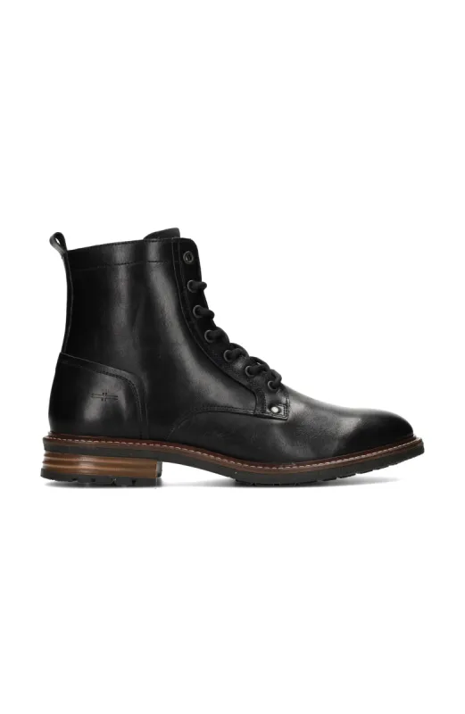 RICHARD BURNISHED LEATHER LACE UP BOOT sold by Liverpool Jeans Company