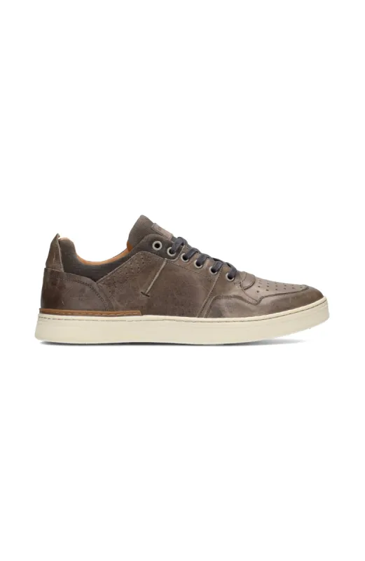 LAUNCH TEXTURED LEATHER SNEAKER sold by Liverpool Jeans Company