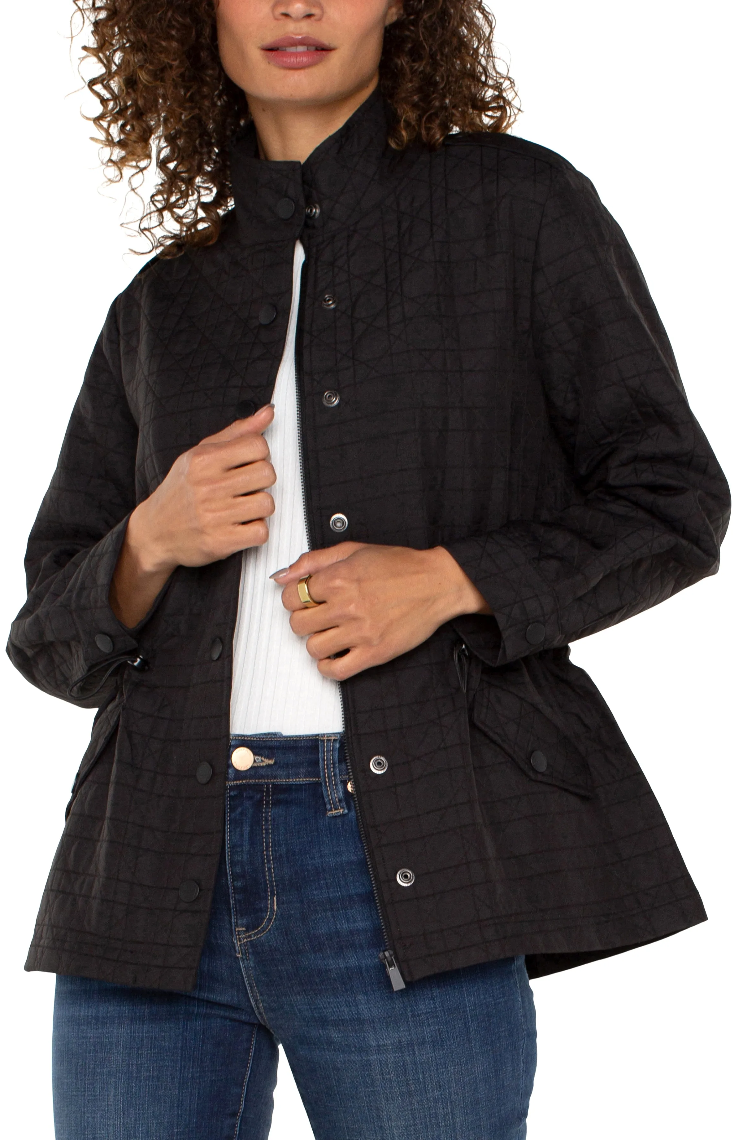 QUILTED UTILITY JACKET sold by Liverpool Jeans Company product image thumbnail 4