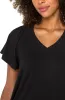 FLUTTER SLEEVE KNIT TOP sold by Liverpool Jeans Company