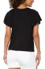 FLUTTER SLEEVE KNIT TOP sold by Liverpool Jeans Company