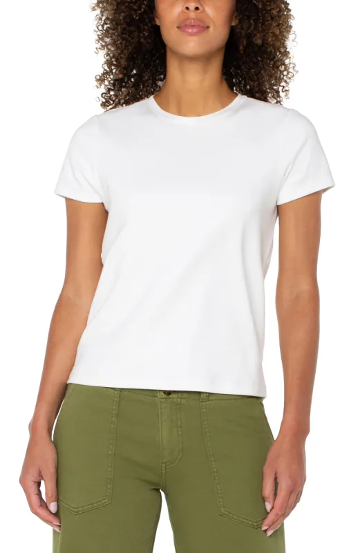SHORT SLEEVE CREW NECK TEE sold by Liverpool Jeans Company